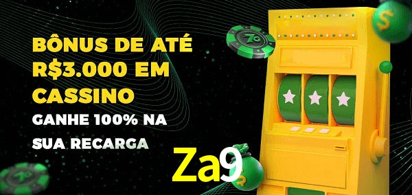 Za9 melhor bônus de depósito